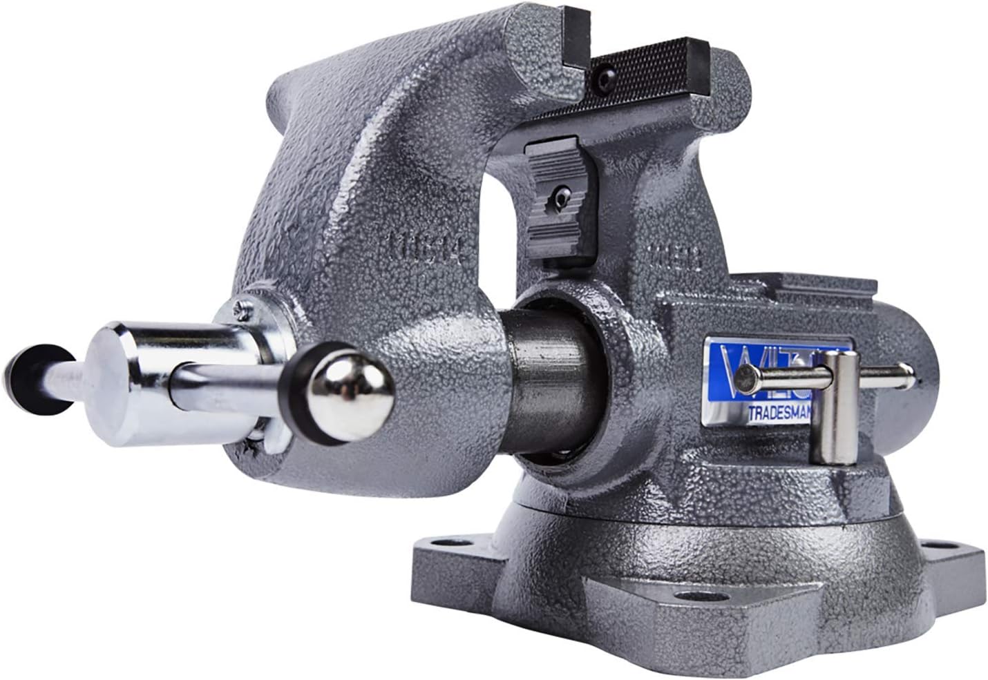 Wilton Tradesman Bench Vise, 5-1/2' Jaw Width, 5' Max Jaw Opening, 3-3/4' Throat (Model 1755)