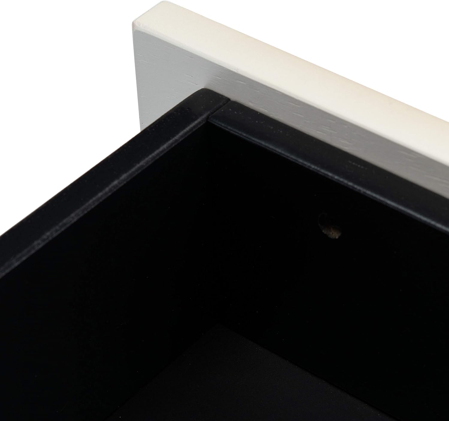 Safavieh Home Collection Genevieve Black/White Washed 2-Drawer Nightstand