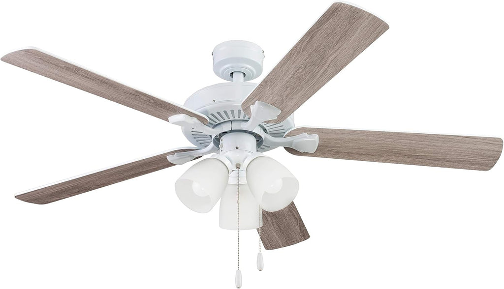 Portage Bay 51435 Stannor Ceiling Fan, 52, White