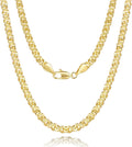 14K Gold Necklaces for Women Gold Necklace for Women Diamond-Cut Cuban Link Chain for Womens Cuban Link Chain for Men Traditional Artistry with Modern Flair Chunky Necklace Chains for Womens