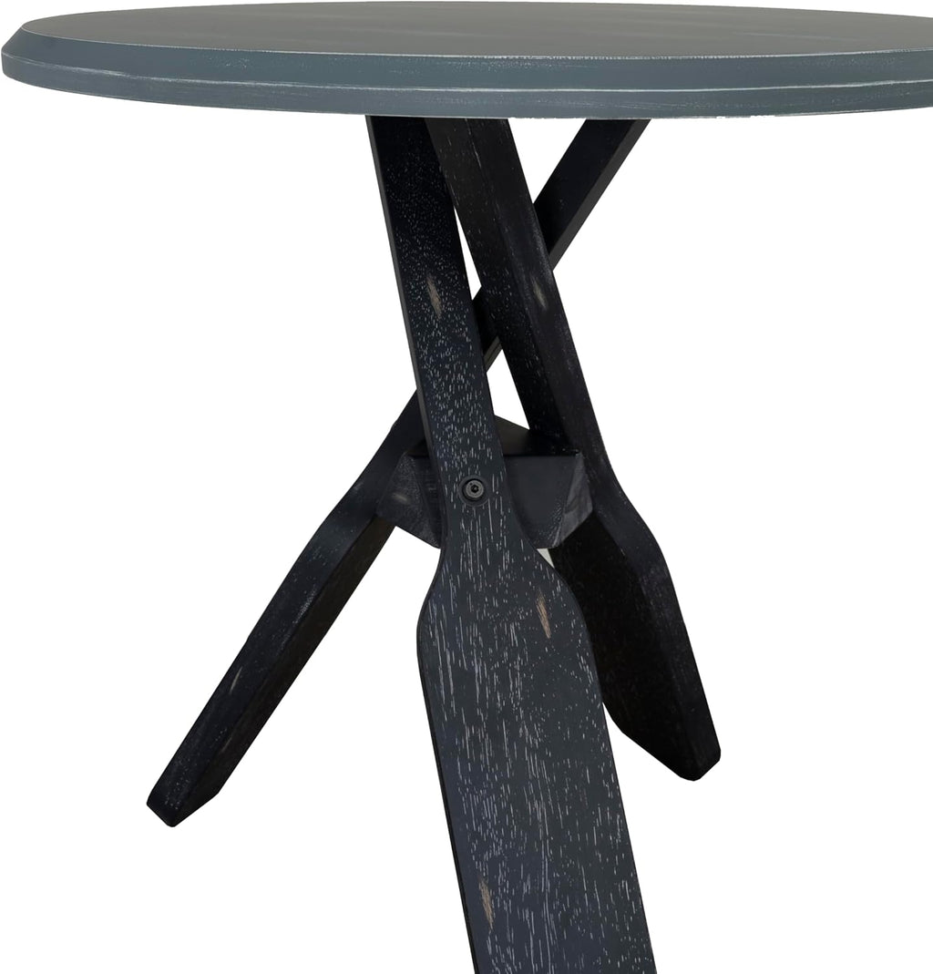 Powell Oakley Blue & Grey Oar Accent Table