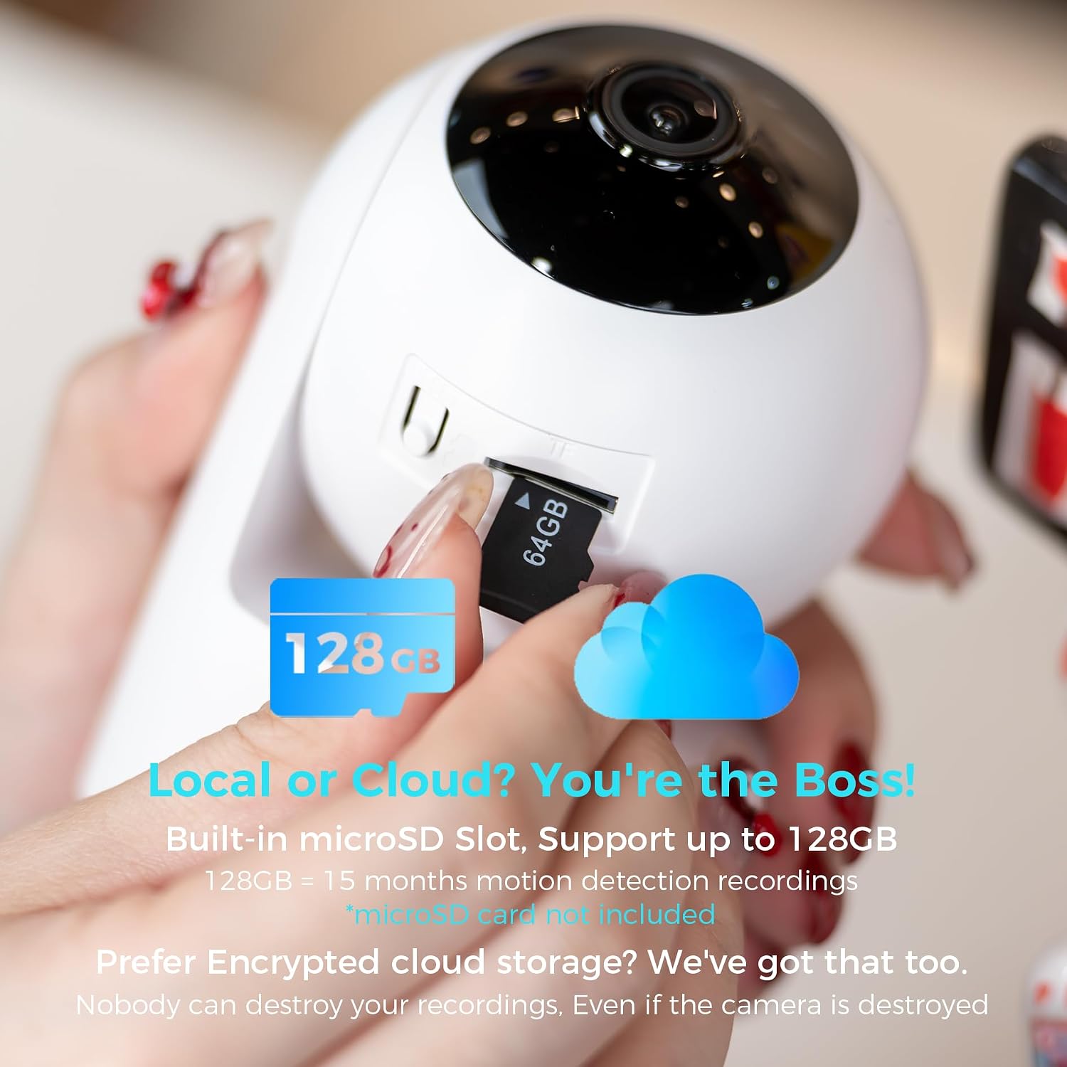 SOVMIKU Vicohome AI 2K Outdoor Solar Battery Security Cam & Indoor Plug-in Cam System, Two Way Audio, Motion Detection, 360° View, Easy to Setup, Color Night Vision, Audible Siren, 180 Days Care Plan