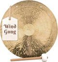 The Gong Shop Handcrafted Chinese Gong - Rich Wash & Deep Resonant Tones for Meditation, Sound Healing, Yoga or Home Decor - Stand Not Included (60' Wind Gong)