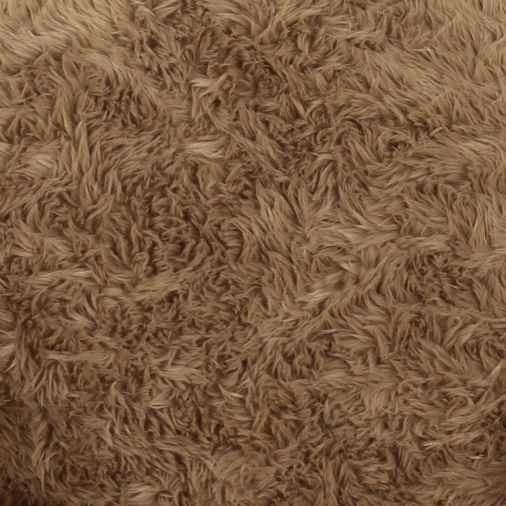 Tov Furniture Kiki Dark Taupe Vegan Shearling Accent Chair