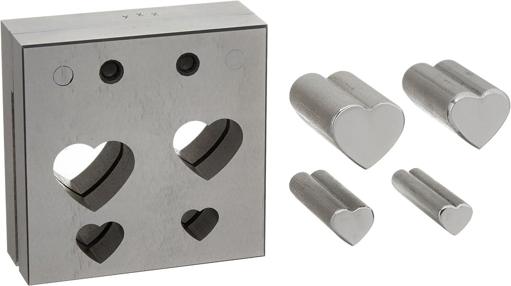 SE Disc Cutter with 4 Heart Punches Set (4 PC.) - JT-SP322-4HRT