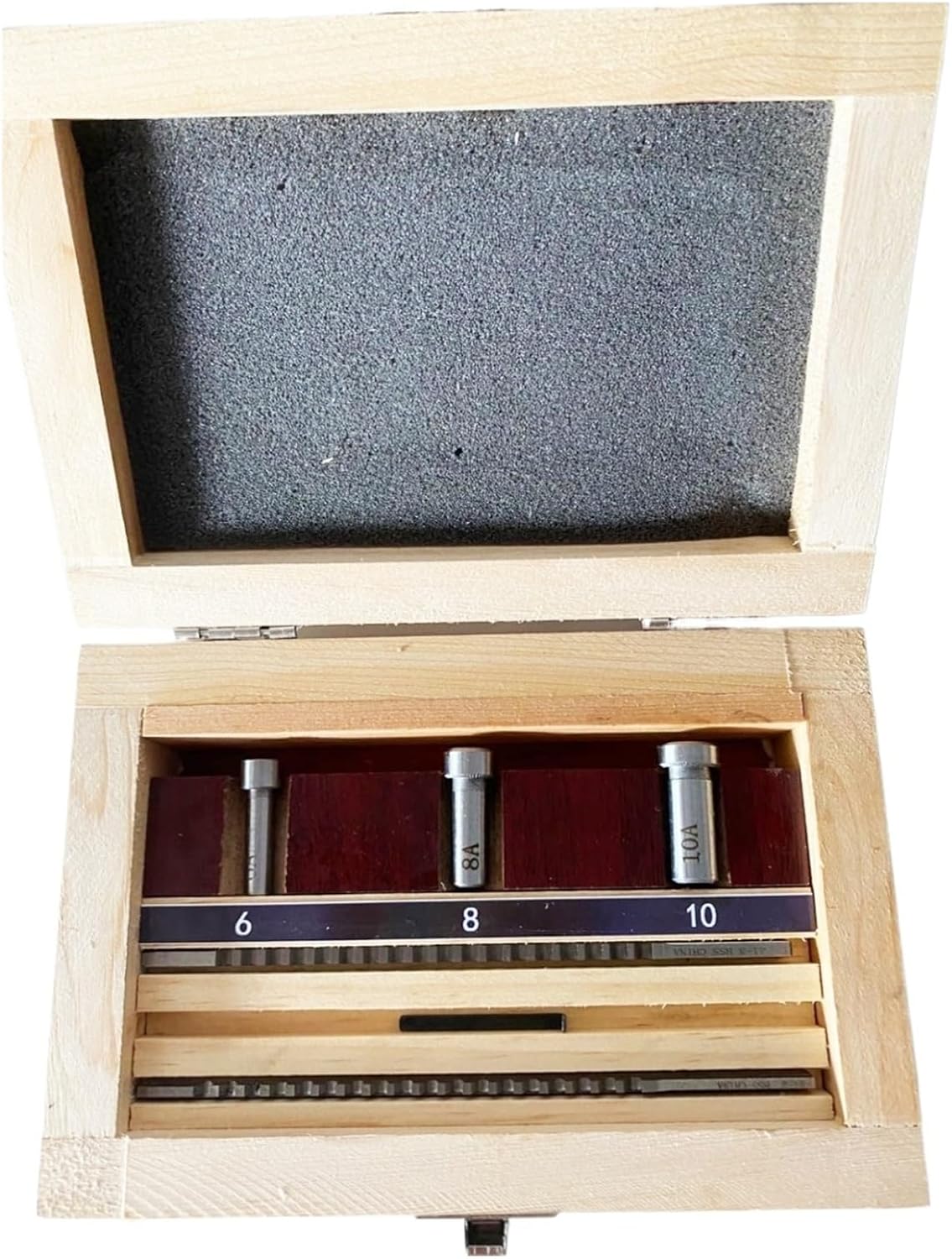 6pcs Set HSS Keyway Broach Metric Sized 2mm 3mm A Push-Type Broaches 6/8/10 Collared Bushings With Shims CNC Cutting Tools Versatile Applications
