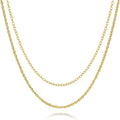 14K Gold Necklaces for Women Trendy 14K Gold Chain for Women Layered Necklaces for Womens Refined Shine and Elegant Presence Chains Necklace Womens 18in+4cm