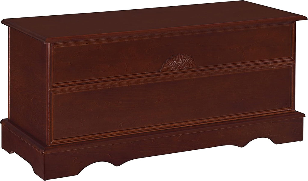 Coaster Home Furnishings - Paula - Wood - Cedar Chest with Storage Trunk, Rectangular Shape and Traditional Style - Bedroom - 40-Inch - Warm Brown - 4694