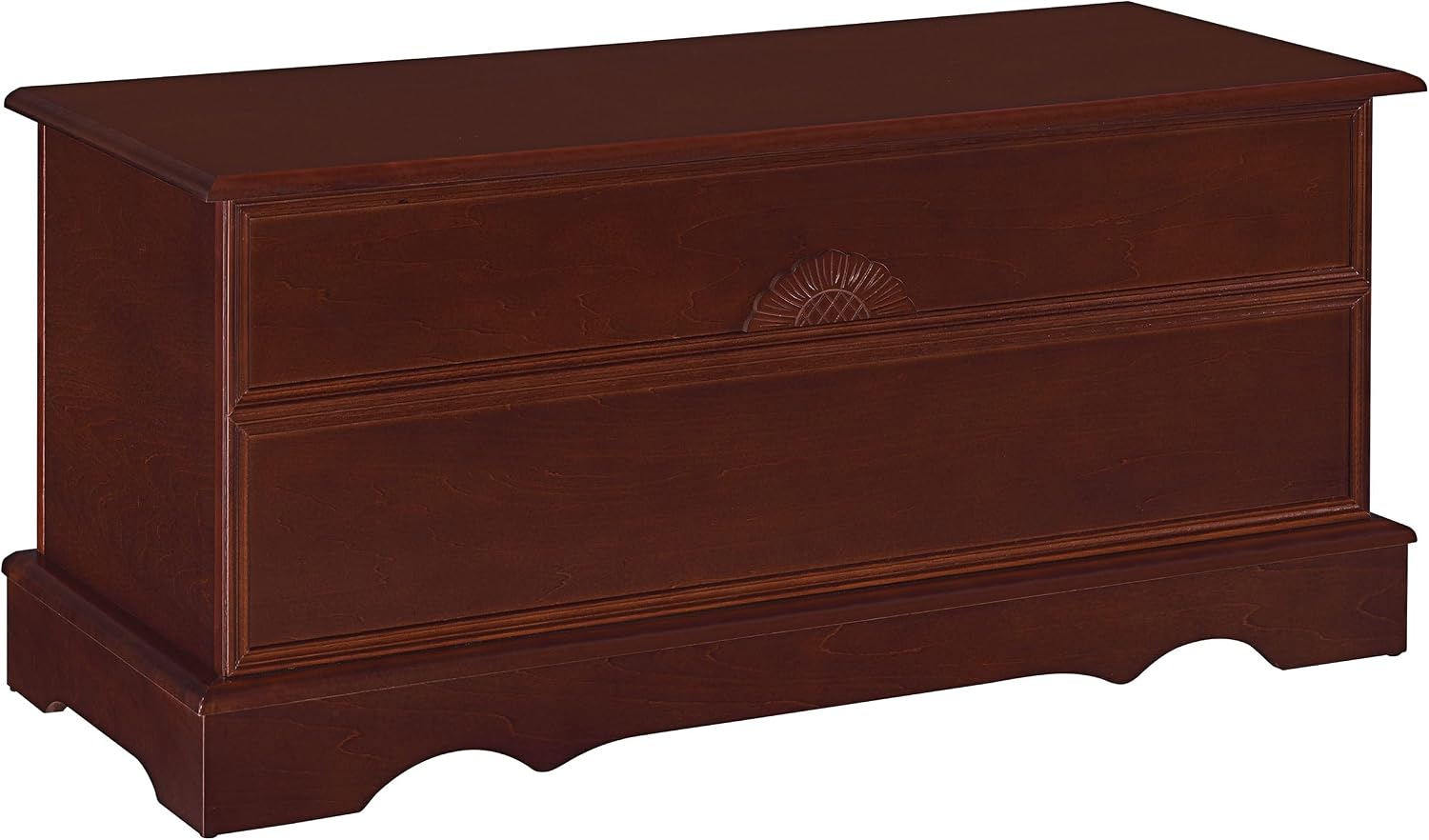 Coaster Home Furnishings - Paula - Wood - Cedar Chest with Storage Trunk, Rectangular Shape and Traditional Style - Bedroom - 40-Inch - Warm Brown - 4694