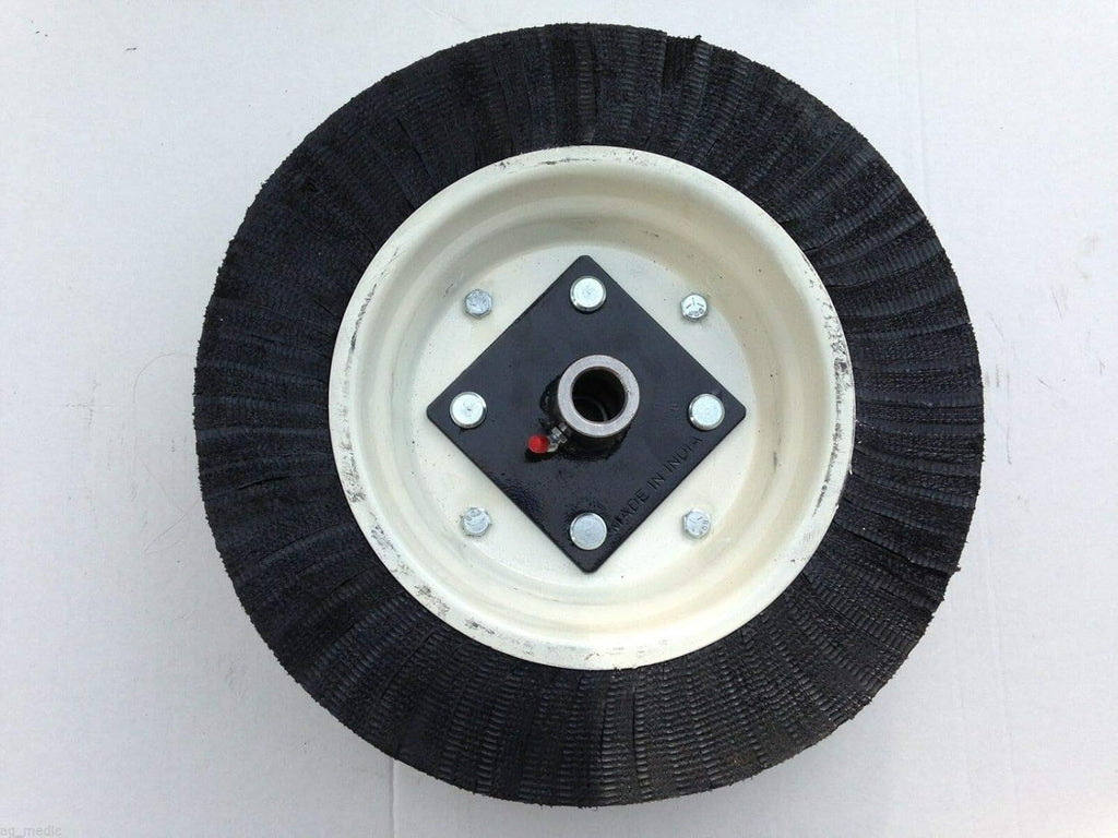 Tailwheel for Rotary Cutter 15' Dia. X 4' Wide, with Bushing Hub and Axle Bolt