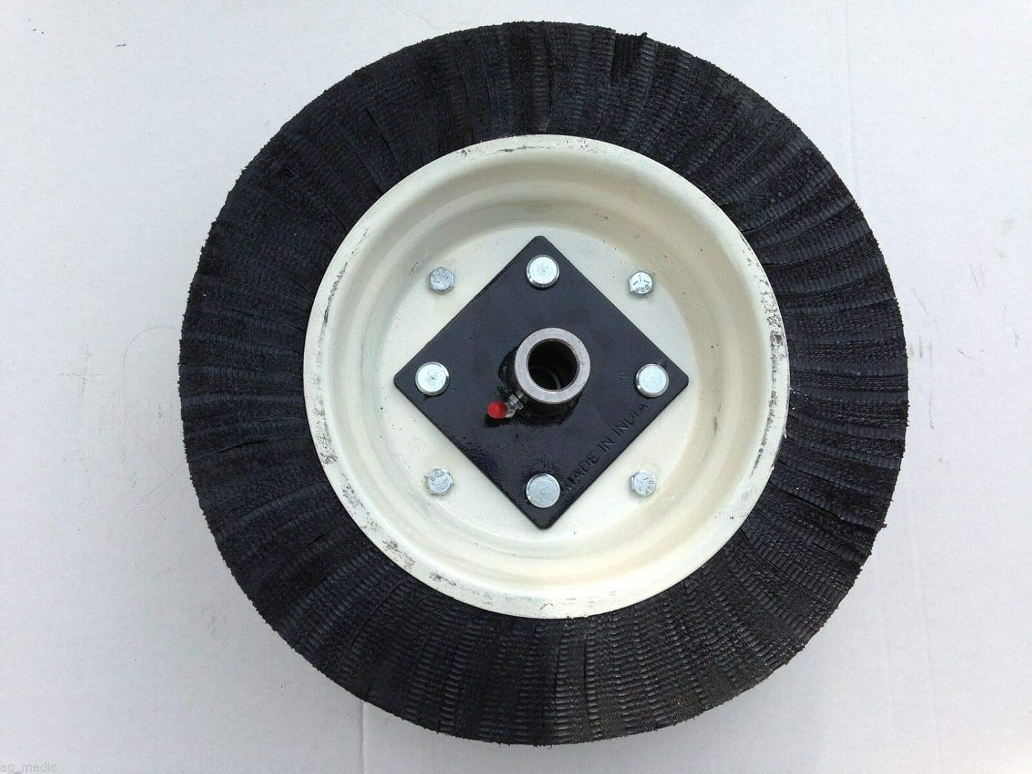 Tailwheel for Rotary Cutter 15' Dia. X 4' Wide, with Bushing Hub and Axle Bolt
