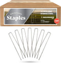 Sandbaggy 12 Inch Rust-Free Landscape Staples ~ Extra Long SOD Garden Stakes Weed Barrier Pins (1000 Staples)