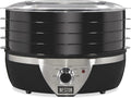 Weston Food Dehydrator Machine for Jerky, Fruit, Meat, Herbs, Vegetables, with Temperature Control (100-160F), 4 Stackable Trays (3 Sq. Ft.), Black & Stainless Steel Accents (75-0640-W)