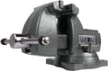 Wilton Mechanics Bench Vise, 4' Jaw Width, 4-1/2' Jaw Opening, 3-7/16' Throat (Model 744)