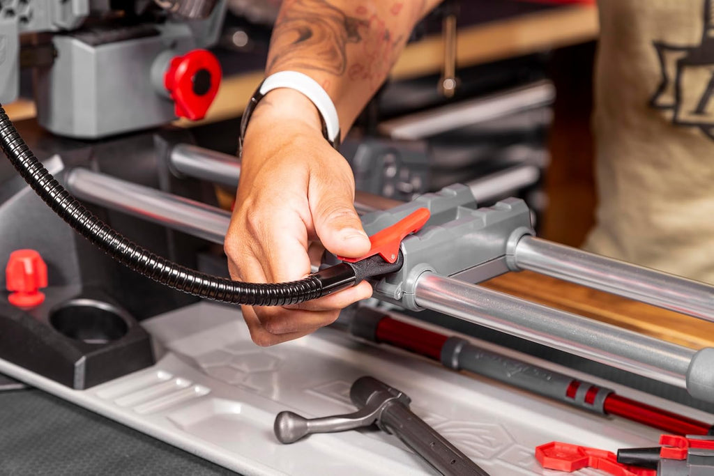 Real Avid Master Gun Workstation Up to 18.3' of Travel One-Hand Quick Adjustable Clamping, Non-Marring Form-Fitting Yokes Vise Ideal for Gun Cleaning & Maintenance w/Leveling Knob for Scope Mount