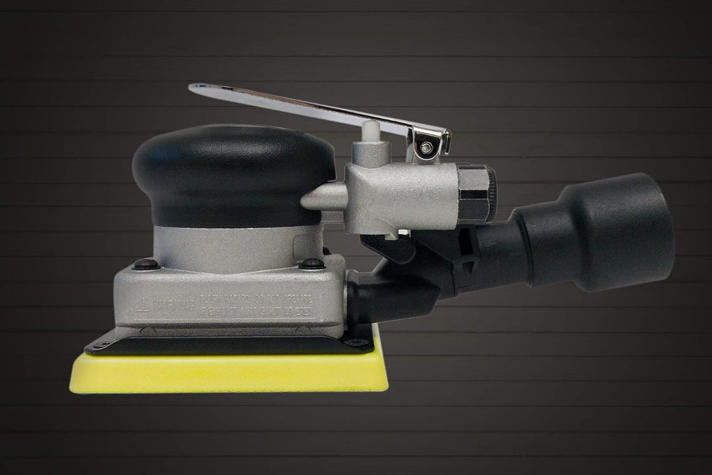 AirVANTAGE Industrial-Grade Orbital Pneumatic 3' x 4' Jitterbug Air Sheet Sander With 1' Diameter Central-Vacuum, 1/4 in. NPT Air Inlet (CV: PSA Vinyl)