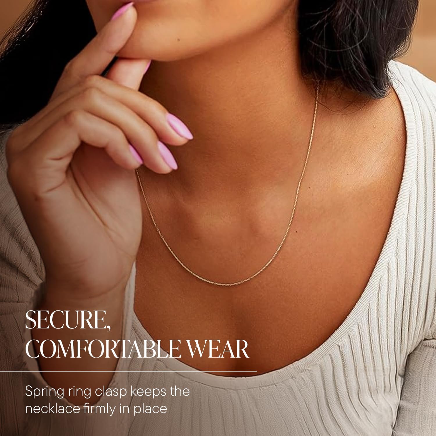 Ross-Simons 0.7mm 14kt Yellow Gold Rope-Chain Necklace