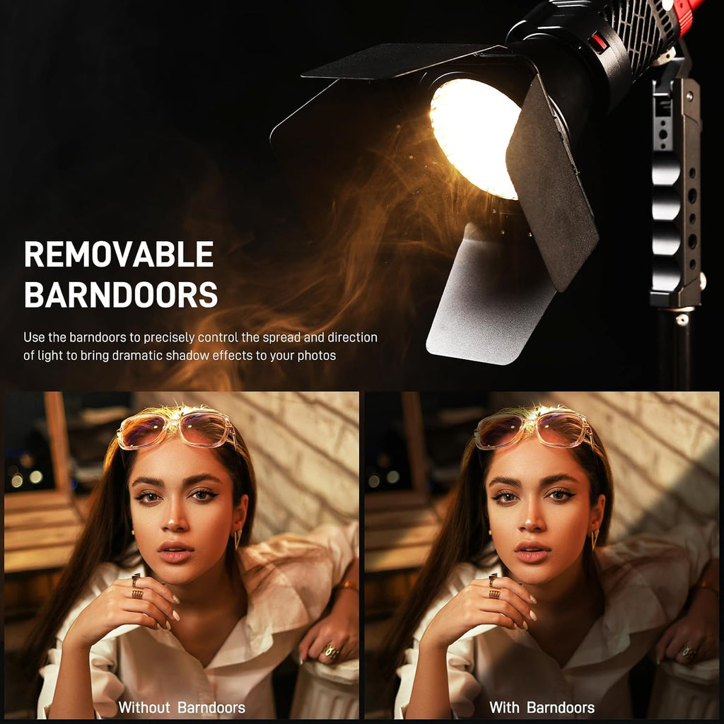 GVM PD60B 60W COB Video Light,3 Packs Portable Bi-Color Studio Lights CRI97+ 2700~6800K,49300 Lux@0.5m, Handheld Photography Lighting for Outdoor/Indoor Shooting, Spotlight for 12 Light Effects