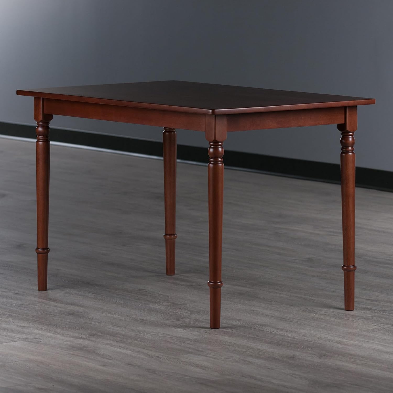 Winsome Ravenna Dining Table for 6 People, 47' Rectangular Kitchen Table, Walnut