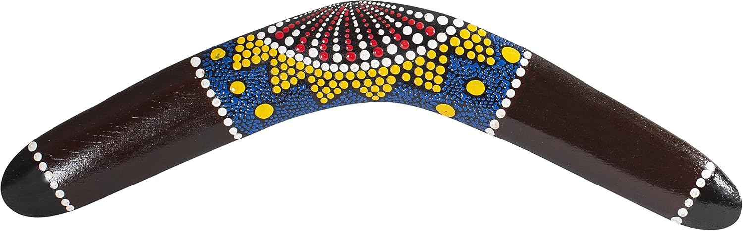 AT ''Dreamtime'' package: wooden didgeridoo 130cm - bag - wooden boomerang 40cm - rainstick/shaker 20cm