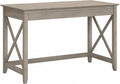 Bush Home Key West Writing Desk for Home Office in Washed Gray | 48W Small Modern Farmhouse Table