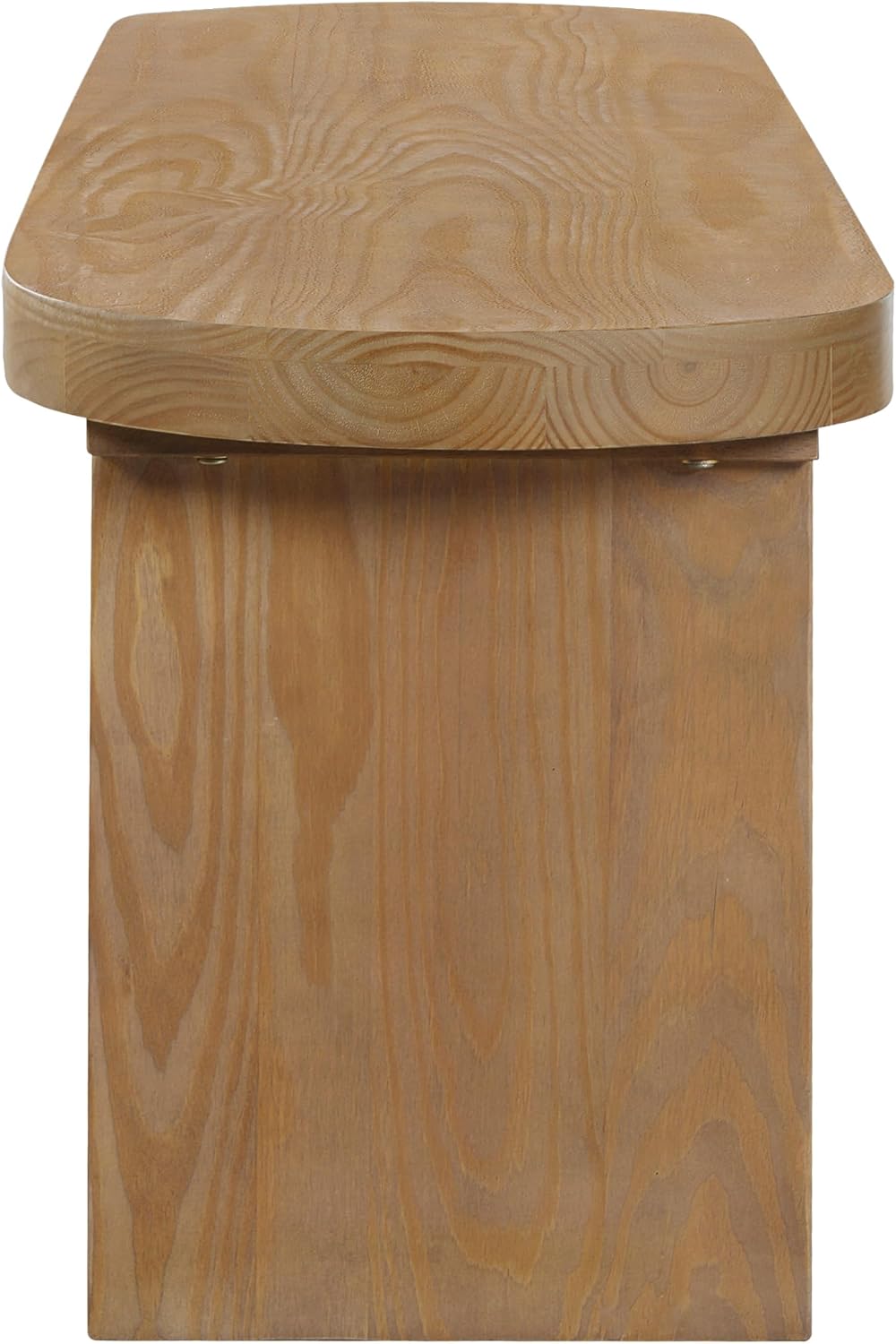 Christopher Knight Home Arford 62.8' Indoor Pine Dining Bench, Solid Wood Bench Seat for Dining Table, Modern Oval Dining Seat, Spacious Seating, Long Footstool for Living Room Dining Room, Pine Wood