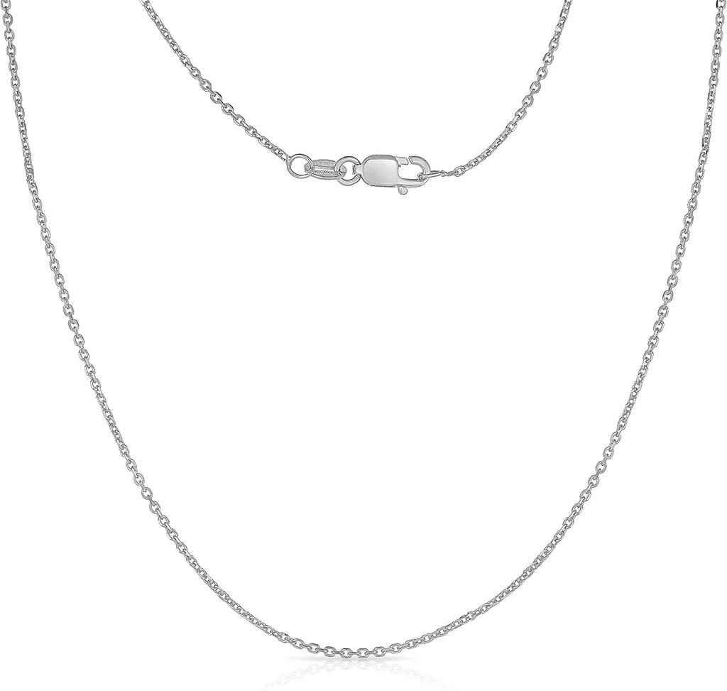 Floreo 10k Fine Gold 1.1mm Cable Chain Necklace for Pendant