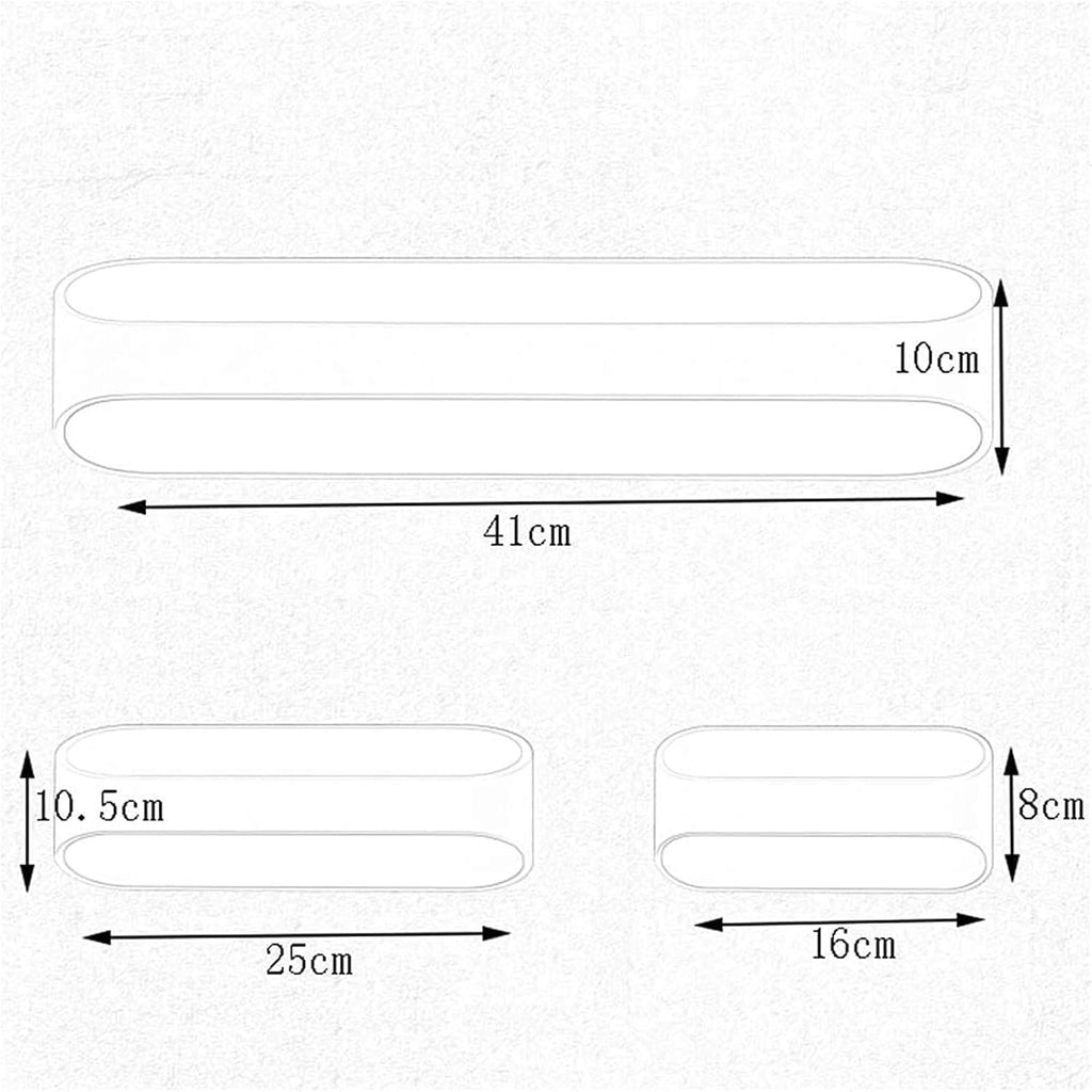 Wall Lamp Led Wall Sconce Modern Wall Lamp up and Down Lighting Fixtures Aluminum Spotlights Indoor Sconces for Living Room Bedroom Hallway Double Bevel White Metal Wall Light/3000K-L16Cm(6000K,L41Cm)