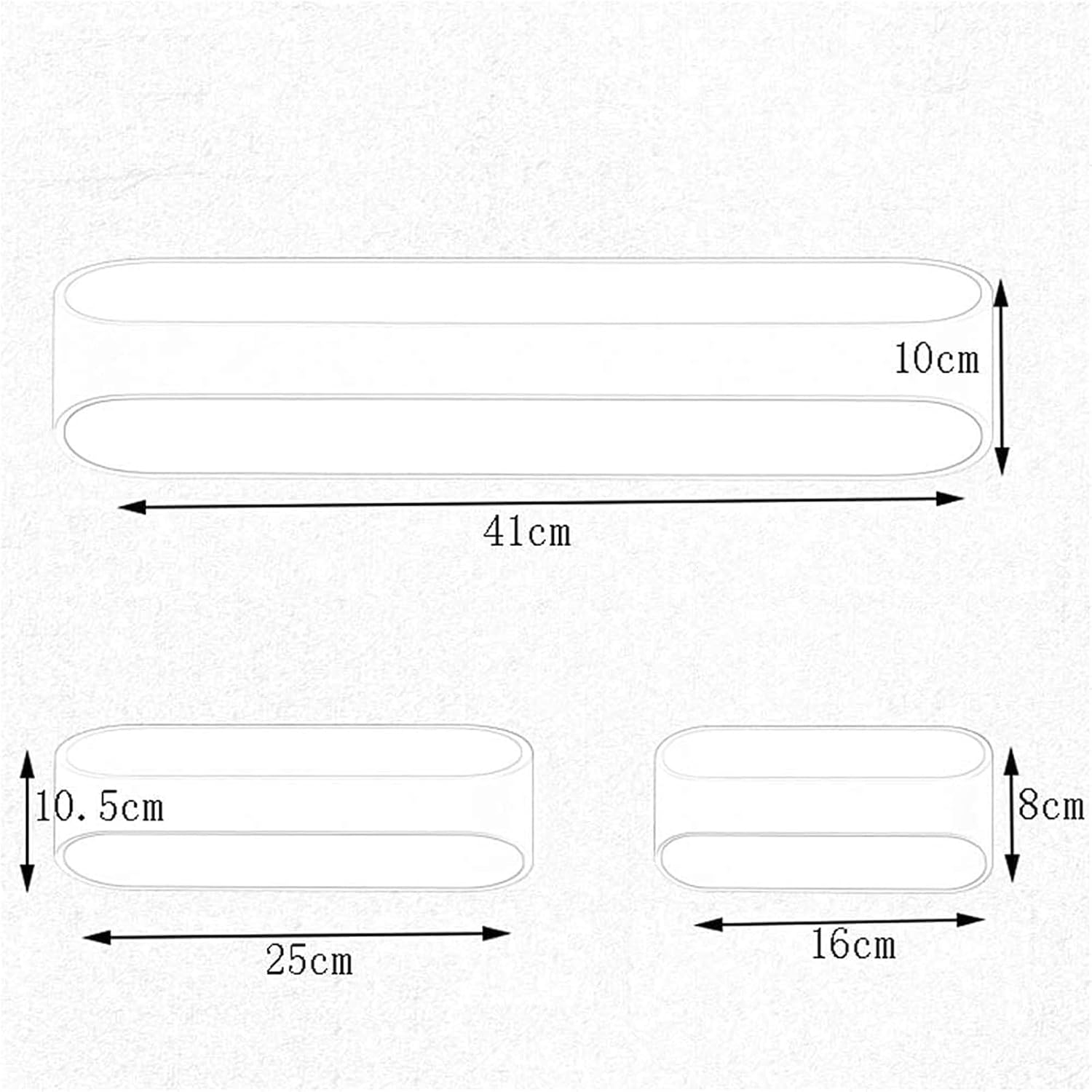 Wall Lamp Led Wall Sconce Modern Wall Lamp up and Down Lighting Fixtures Aluminum Spotlights Indoor Sconces for Living Room Bedroom Hallway Double Bevel White Metal Wall Light/3000K-L16Cm(6000K,L25Cm)