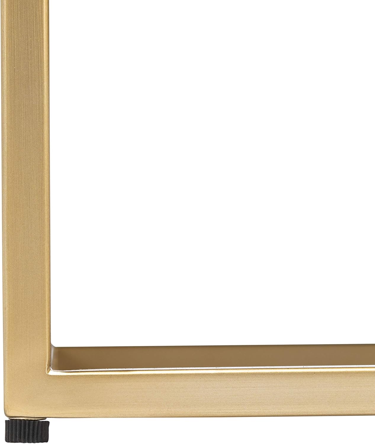 SAFAVIEH Couture Home Collection Adelyn Walnut & Gold 2-Drawer Nightstand Table, Fully Assembled (SFV7209A)