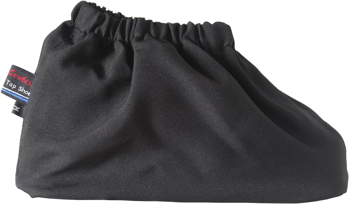 Miller & Ben Tap Shoes; Jazz-Tap Master; Men's Large Sizes; All Black Professional Tap Shoes (48W EU)