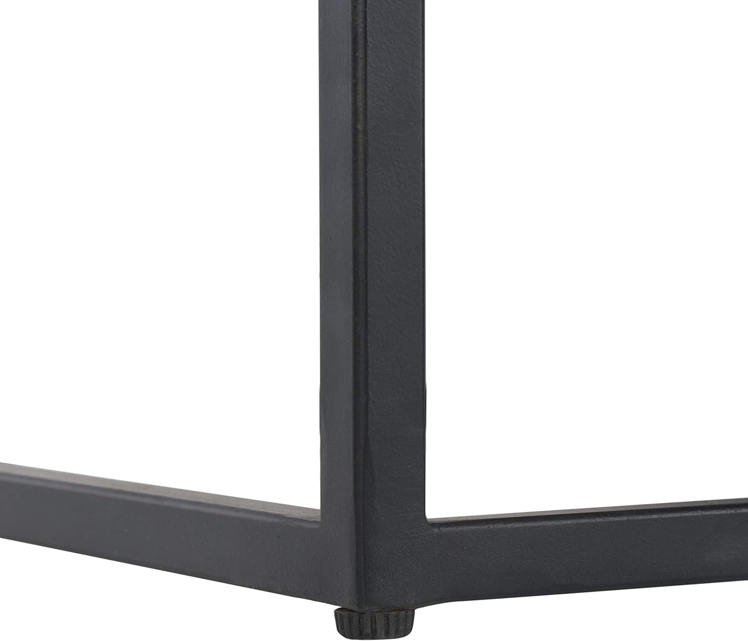 SAFAVIEH Home Kya White Marble and Walnut 2-Tier Accent Table