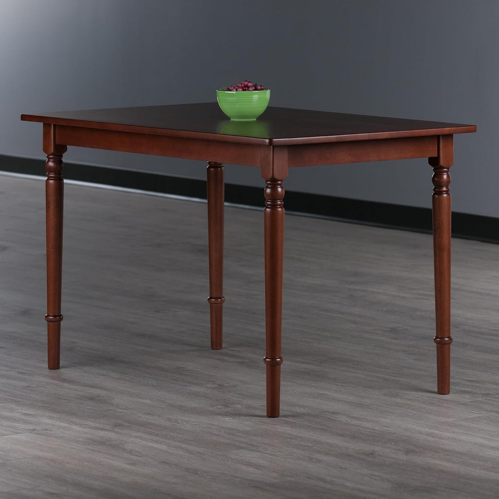 Winsome Ravenna Dining Table for 6 People, 47' Rectangular Kitchen Table, Walnut