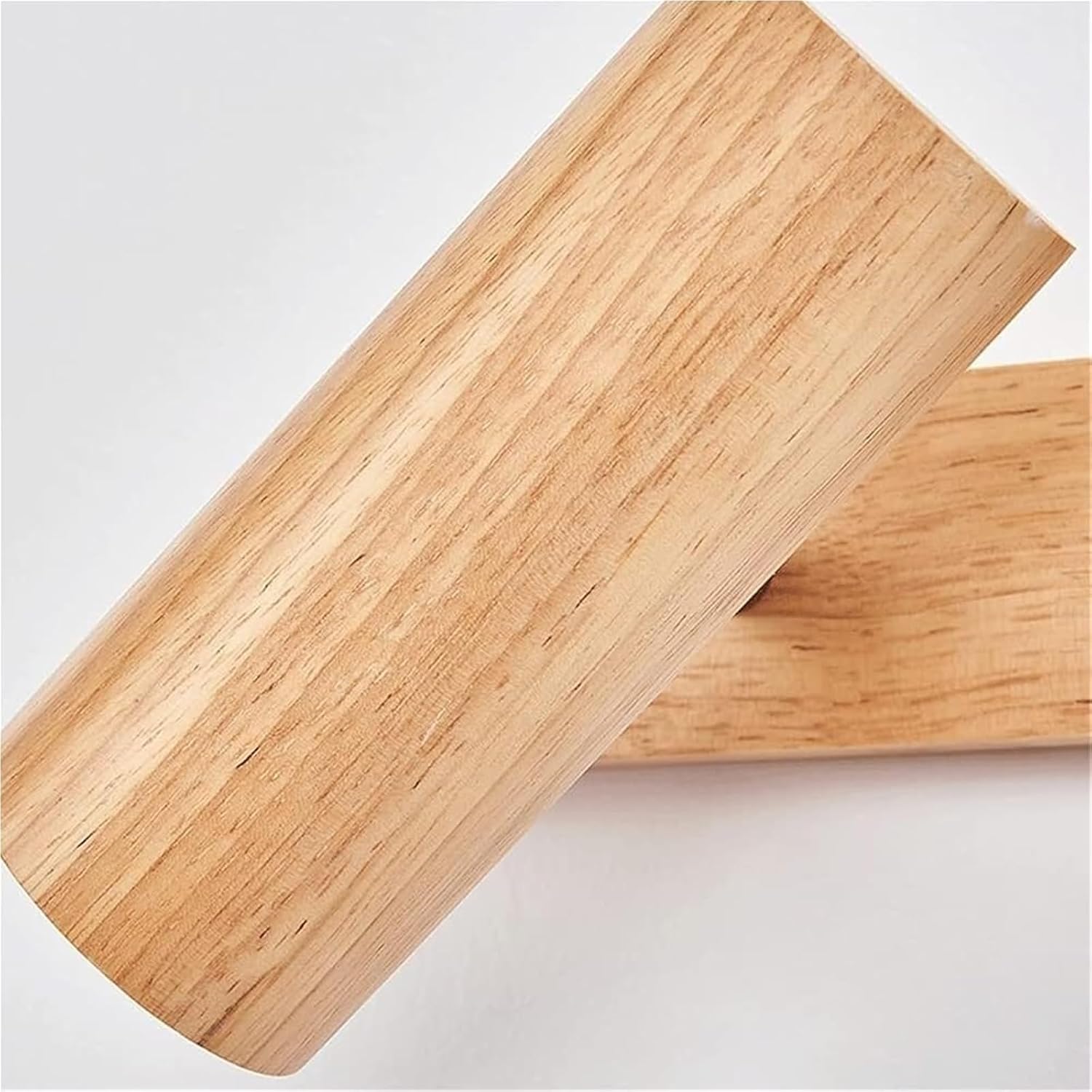 Rotatable Wooden Lamp Ceiling Spotlight, Indoor Wall Lights LED 3000K Warm White, Wall Lamps & Sconces for Bedroom, Farmhouse Lighting and Adjustable Home Spotlight Fixtures