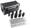 Accusize Industrial Tools No 40A H.S.S. Keyway Broach Sets in Fitted Box, 32 Combinations, 5100-0042 | 32 Combinations, D-5/16, 3/8, 7/16, 1/2 in, Precision Ground HSS, Fitted Wooden Box