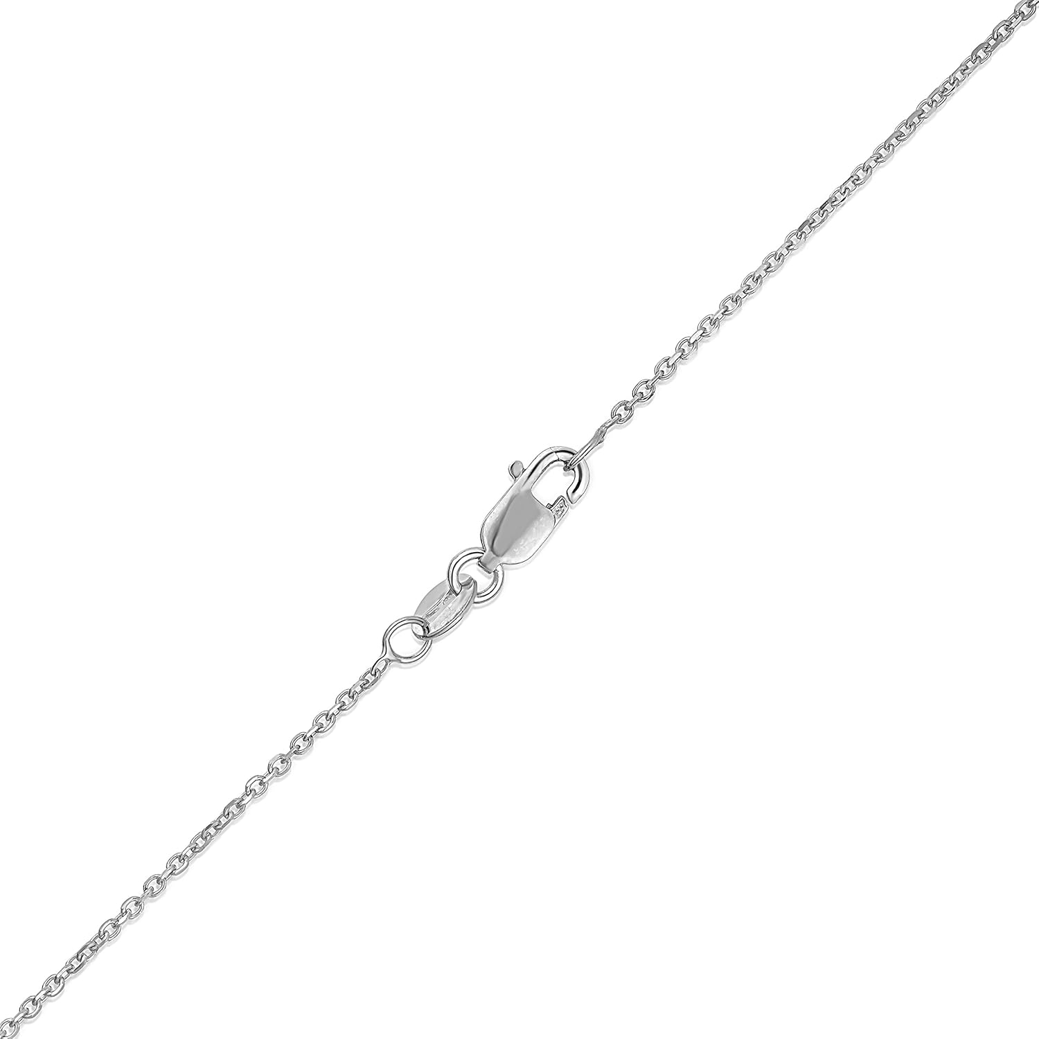 Floreo 10k Fine Gold 1.1mm Cable Chain Necklace for Pendant