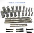 Machinery Keyway Tools, 30 Pcs Keyway Broach Set in Fitted Box, 5 Pcs Broach 18 Collared Bushing 7 Gaskets, Push Type Keyway Broaches Industrial Tools Metric Size Broaching Cutter
