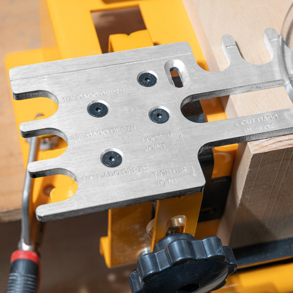 POWERTEC 12 Inch Dovetail Jig with Templates, Router Bits, and Guide Bushing - For Cutting Half-Blind & Through Dovetails, Box Joints, and Dados On Woodworking & DIY Projects (72069)