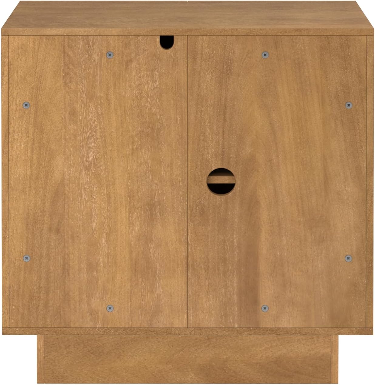 Nathan James Iris Mid-Century Modern Wood Sideboard Storage Accent Cabinet, with Arched Doors and Adjustable Shelves for Kitchen or Living Room