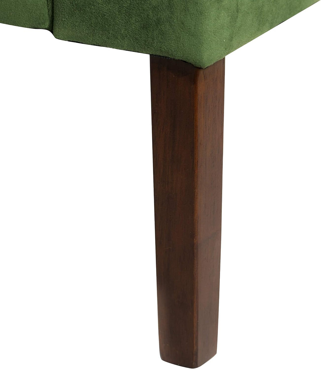 HomePop Classic Swoop Arm Accent Chair - Dark Green