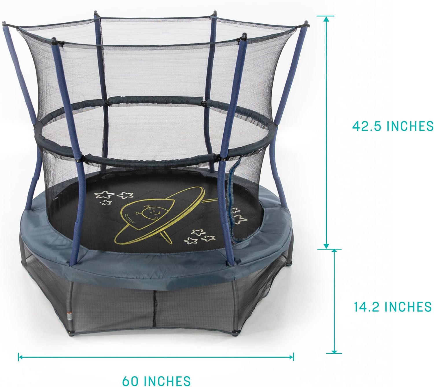 Skywalker Trampolines Mini Trampoline with Enclosure Net