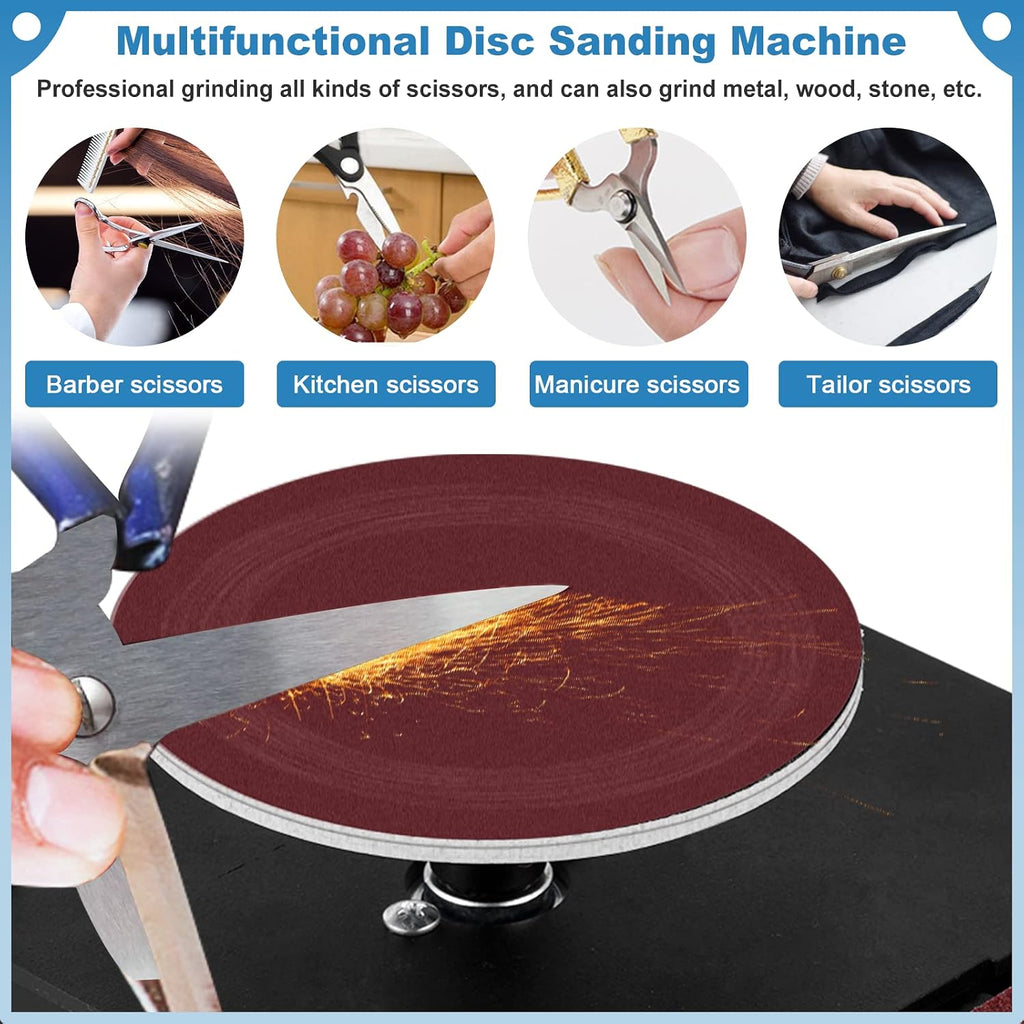 2 in 1 Mini Belt Disc Sander,4 Inch Sanding Disc Machine,1.18 x 13 inch Belt Sander 8000RPM for Knife Sharpening, Wood, Crafts, Metal, Stone, and Scissors Grinding