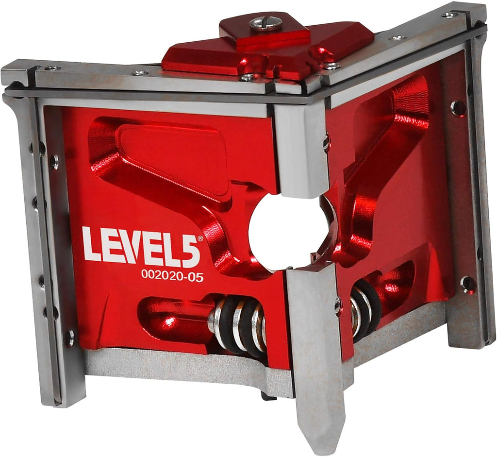 LEVEL5 2.5 Inch Corner Finisher/Angle Head | Professionally Finish Corner Joints | for Drywall Sheetrock Gyprock and Wallboard | High-Grade Steel and Aluminum Parts | 4-732