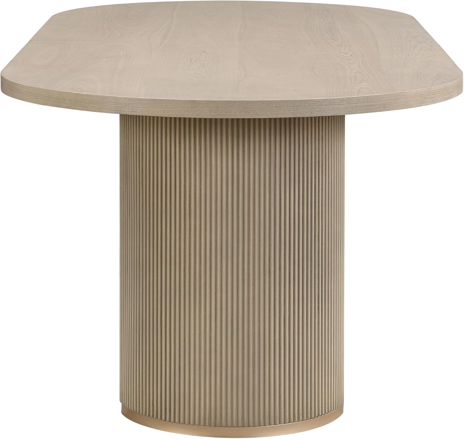 Christopher Knight Home Ebany 7 Piece Wooden Dining Set for 6, Dining Table and Chairs Set, Oval Kitchen Table for 6, Curved Back Armchairs, Restaurant Furniture Set with 6 Armchairs, Beige+Light Ash