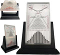 12' Galton Board Premium Gift Set - Large Bell Curve Probability Model with 17500 Steel Beads, Unique Science Gift for Men/Women, Stem Teacher & Student Present, Elegant Desk Decor 600g