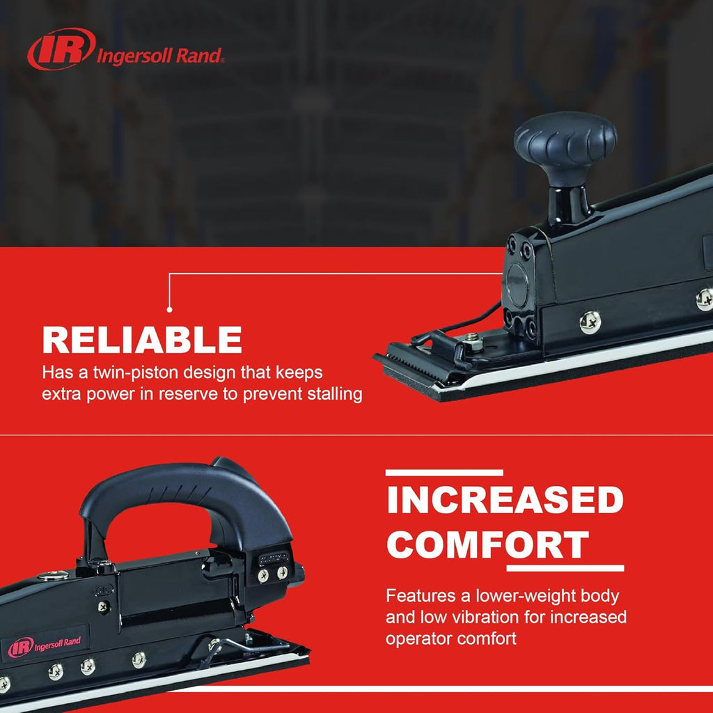 Ingersoll Rand 315G Straight Line Air Sander, 2.75' x 17.5' Pad, 3000 SPM