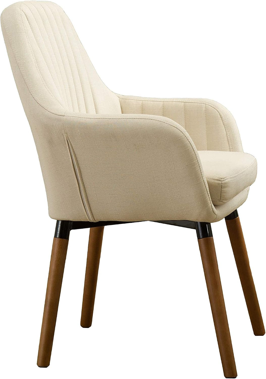 Roundhill Furniture Tuchico Contemporary Fabric Accent Chair, Arm Rest, Tan