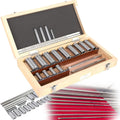 22Pcs Keyway Broach Sets Kit, Keyway Broaches Collared Bushing Shim Sets in, Keyway Cutter, Industrial Working Tools