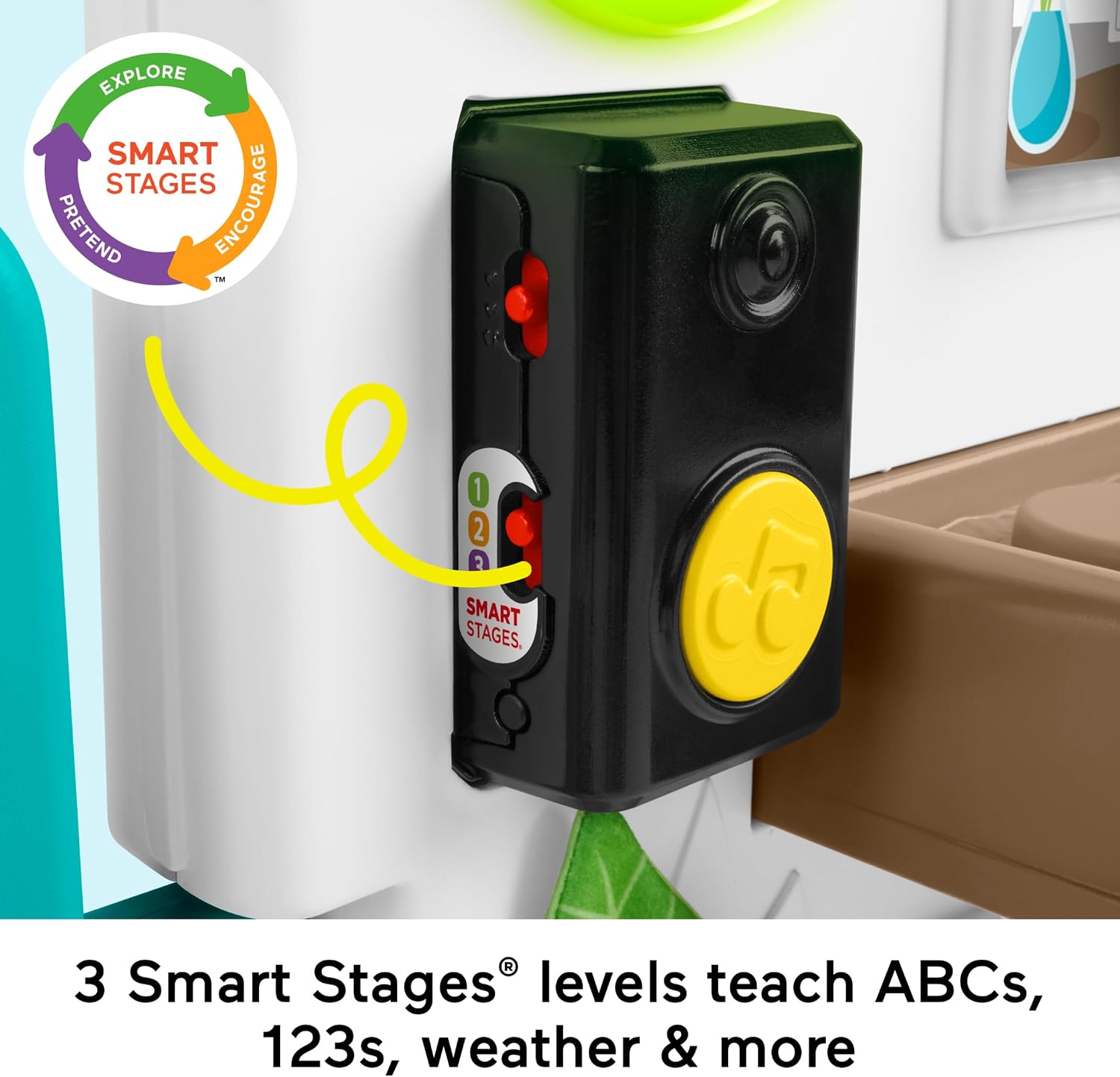 Fisher-Price Baby Learning Toy Laugh & Learn Ultimate Playhouse with Smart Stages & 9 Pretend Play Accessories, Infants & Toddlers Ages 6+ Months