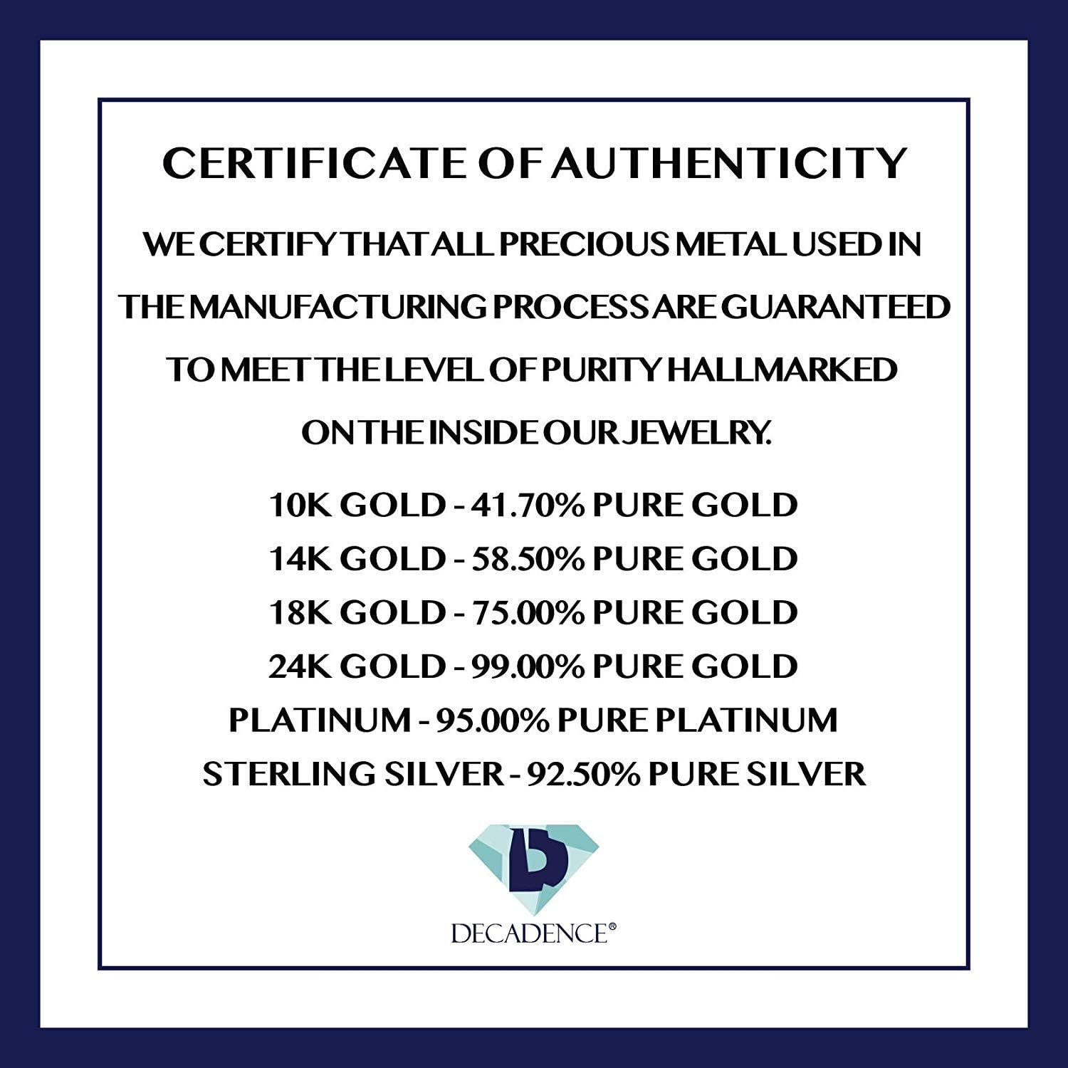 DECADENCE 14K Yellow Gold Solid Multi Color Enamel Rhino Necklace For Women With a 14K Gold 18' Cable Chain